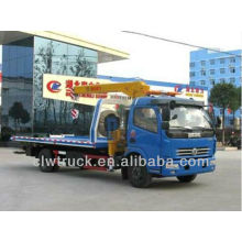 Dongfeng DLK 4400mm flatbed wrecker towing truck